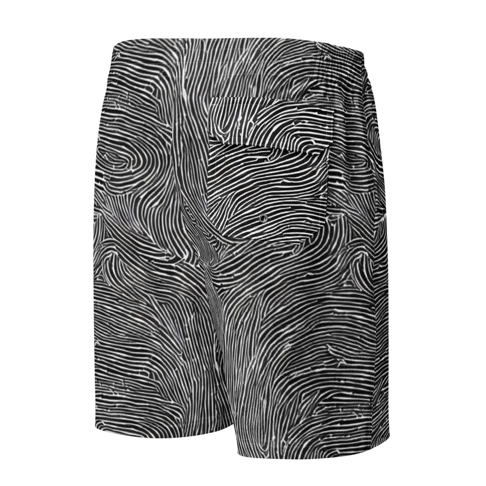 Inkwood Pulse on Men's Board Shorts — Back