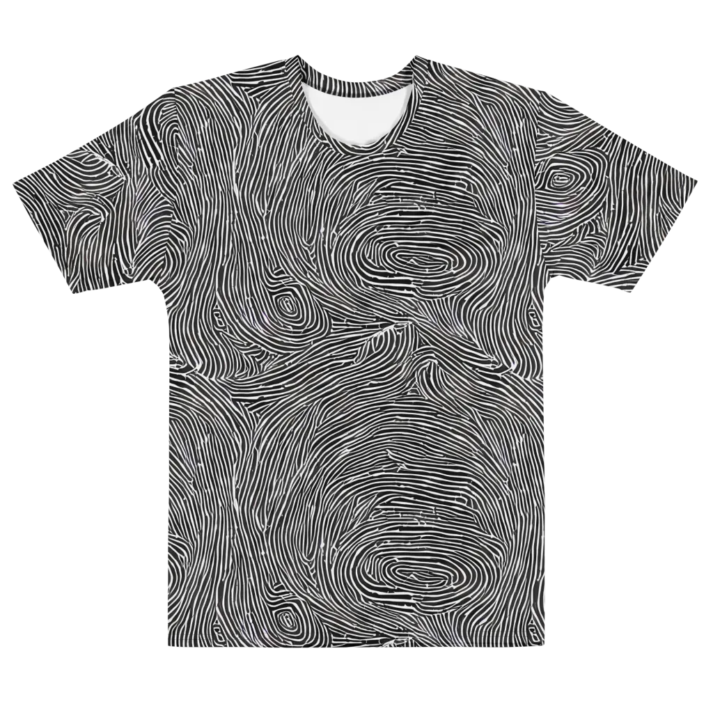Inkwood Pulse on Men's Cotton Crew Neck T-Shirt — Front