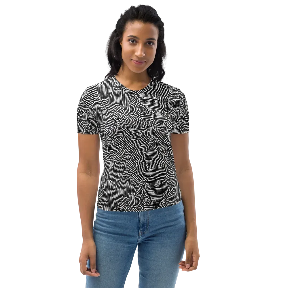 Inkwood Pulse on Women's Crew Neck T-Shirt — Front