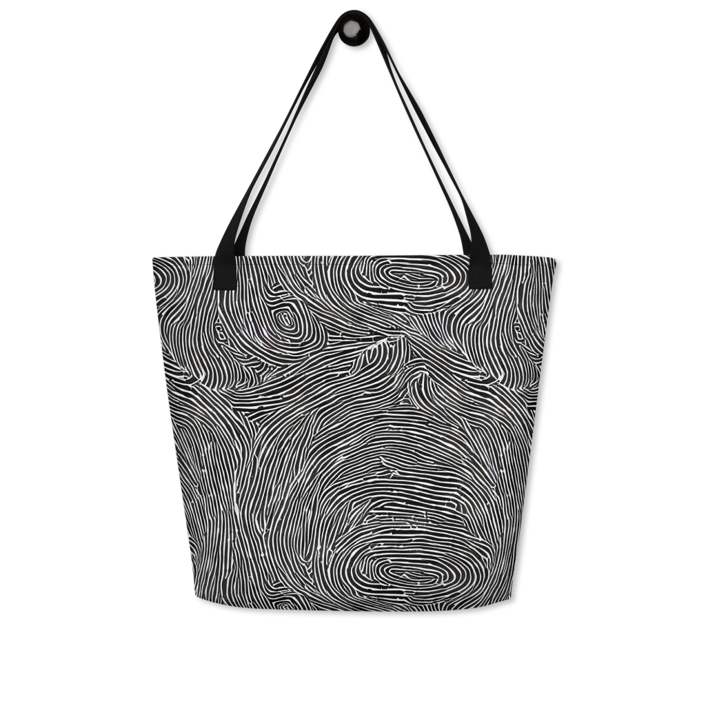 Inkwood Pulse on Large Tote Bag W/ Pocket — Front