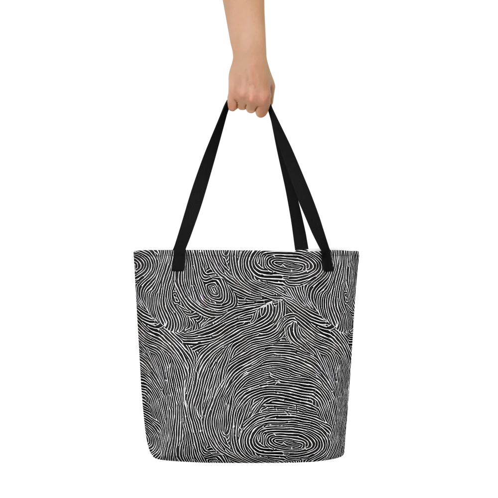 Inkwood Pulse on Large Tote Bag W/ Pocket — Front