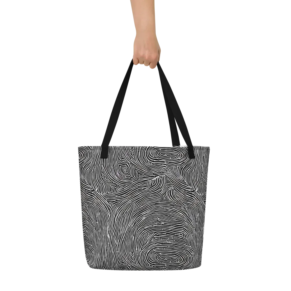 Inkwood Pulse on Large Tote Bag W/ Pocket — Front