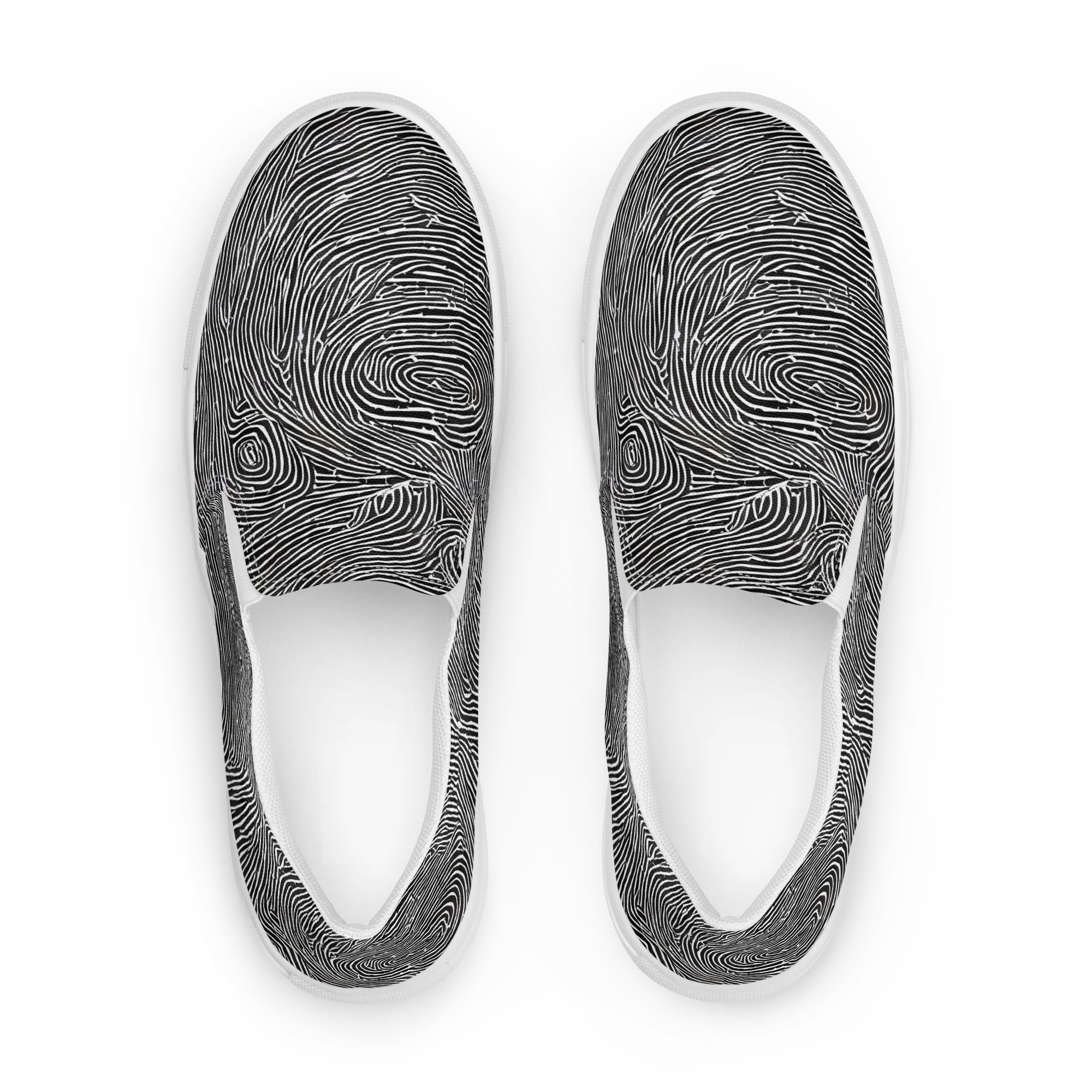 Inkwood Pulse on Women's Slip-On Canvas Shoes — Front