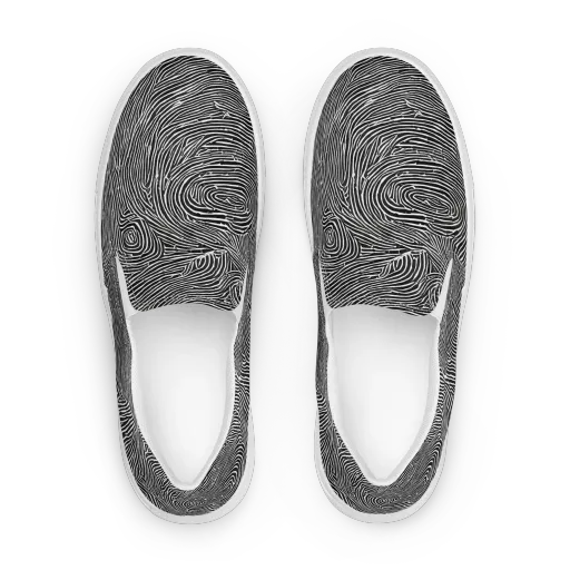 Inkwood Pulse on a Women's Slip-On Canvas Shoes
