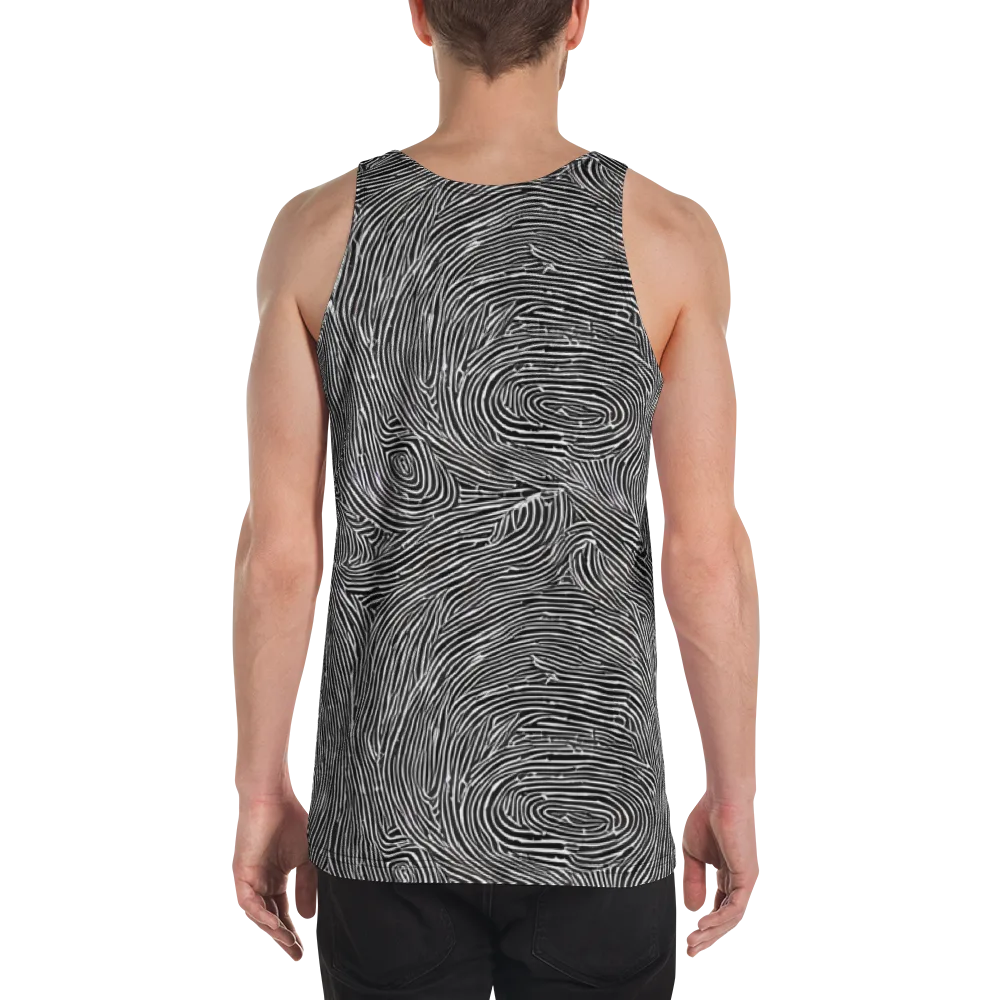 Inkwood Pulse on Men's Tank Top — Back