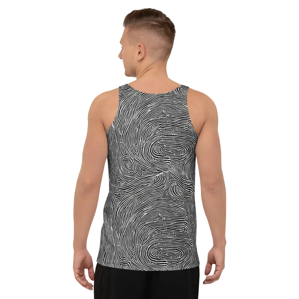 Inkwood Pulse on Men's Tank Top — Back