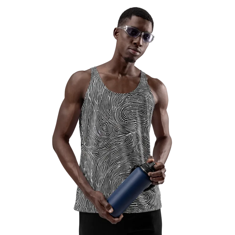 Inkwood Pulse on Men's Tank Top — Front