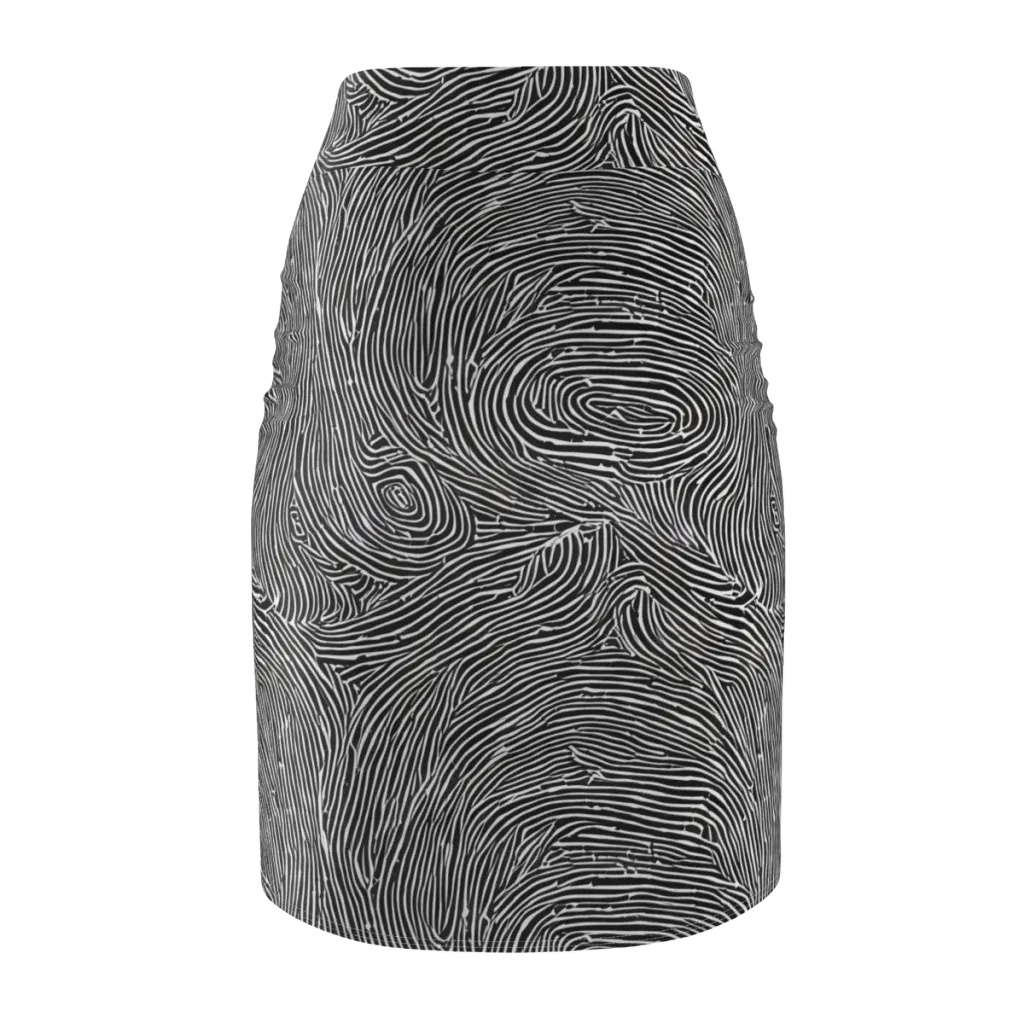 Inkwood Pulse on Pencil Skirt — Back