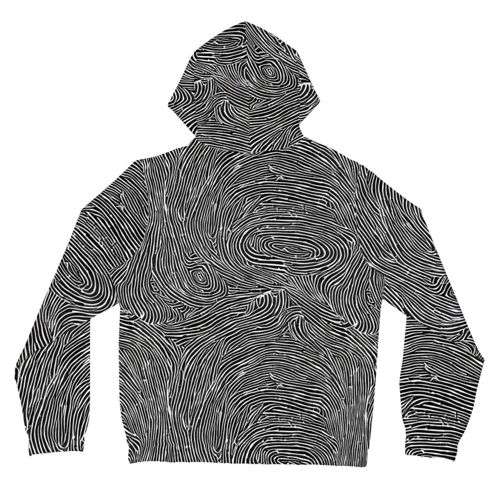 Inkwood Pulse on Women's Full-Zip Hoodie — Back