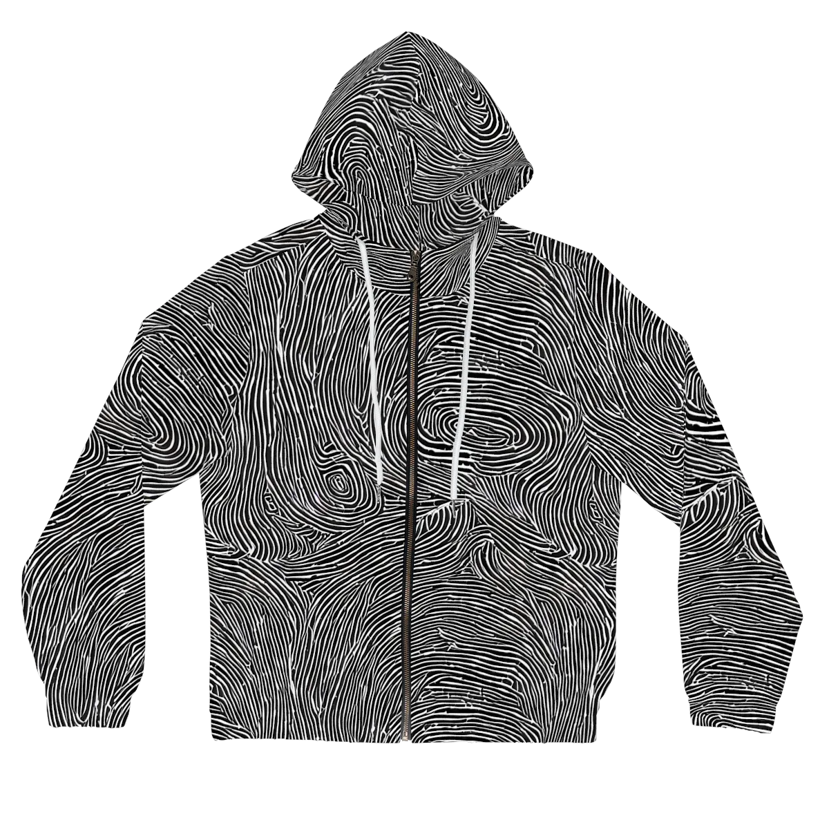 Inkwood Pulse on Women's Full-Zip Hoodie — Front