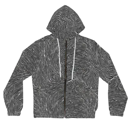 Inkwood Pulse on a Women's Full-Zip Hoodie