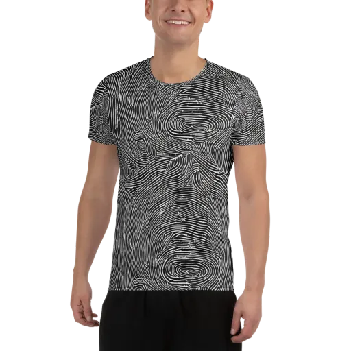 Inkwood Pulse on a Men's Athletic T-Shirt