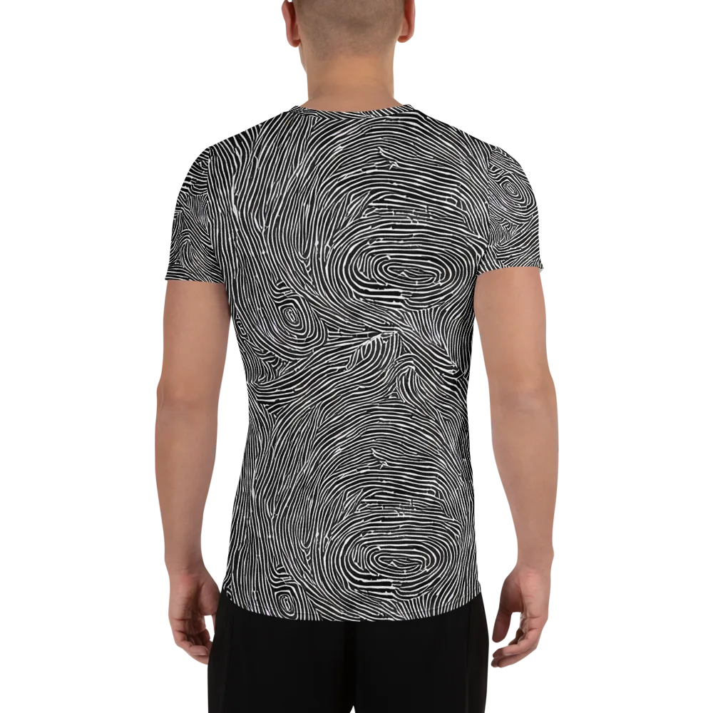 Inkwood Pulse on Men's Athletic T-Shirt — Back