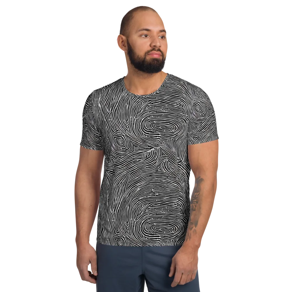 Inkwood Pulse on Men's Athletic T-Shirt — Front