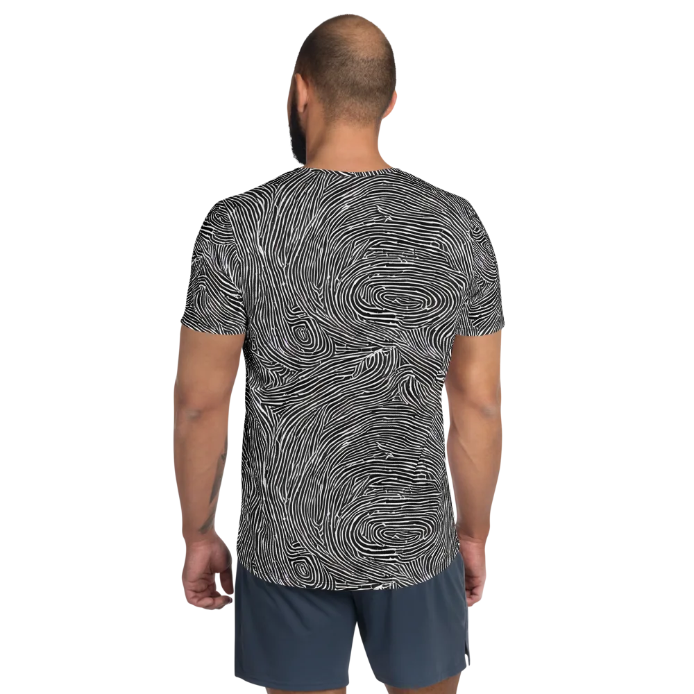 Inkwood Pulse on Men's Athletic T-Shirt — Back
