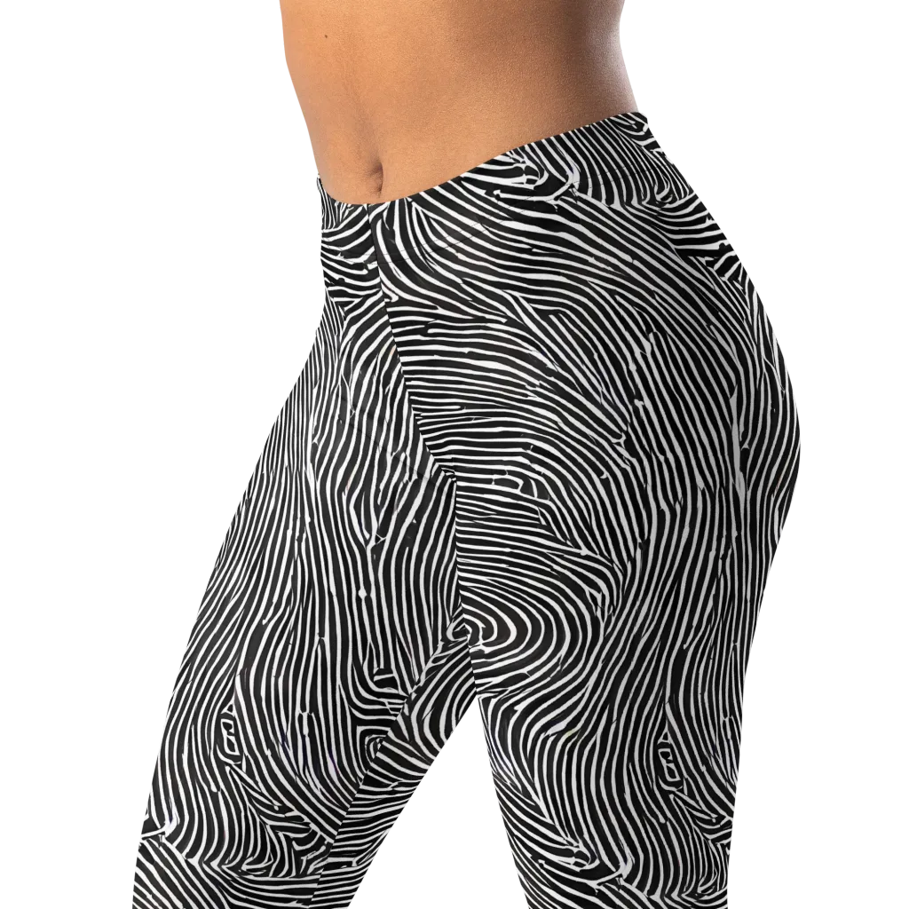Inkwood Pulse on Leggings — Left Front
