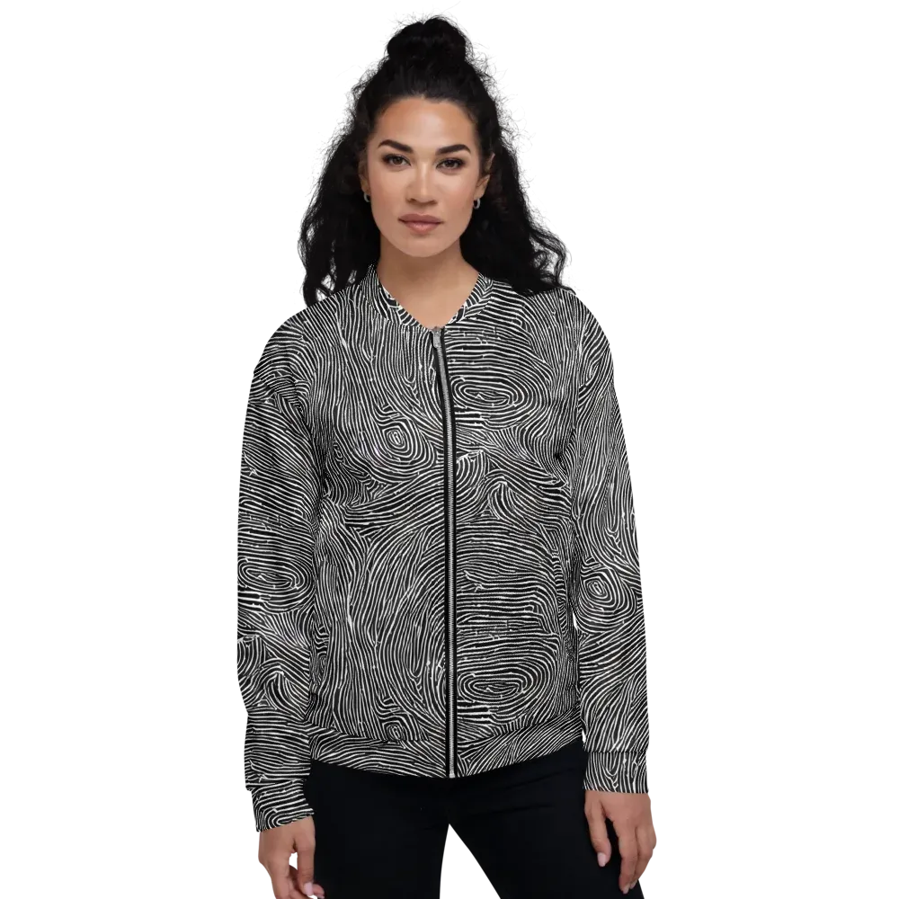 Inkwood Pulse on Bomber Jacket — Front