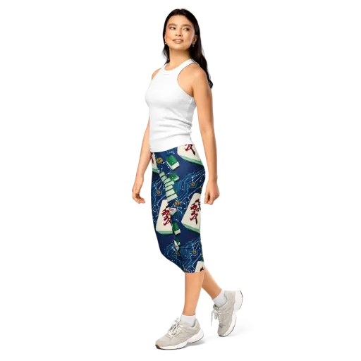 Compass Almanac on a Capri Leggings