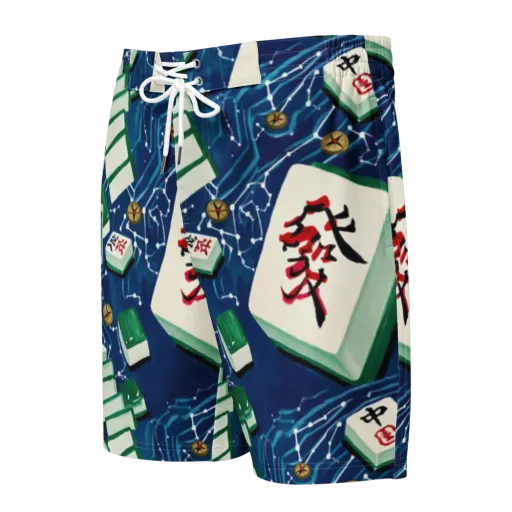 Compass Almanac on a Men's Board Shorts