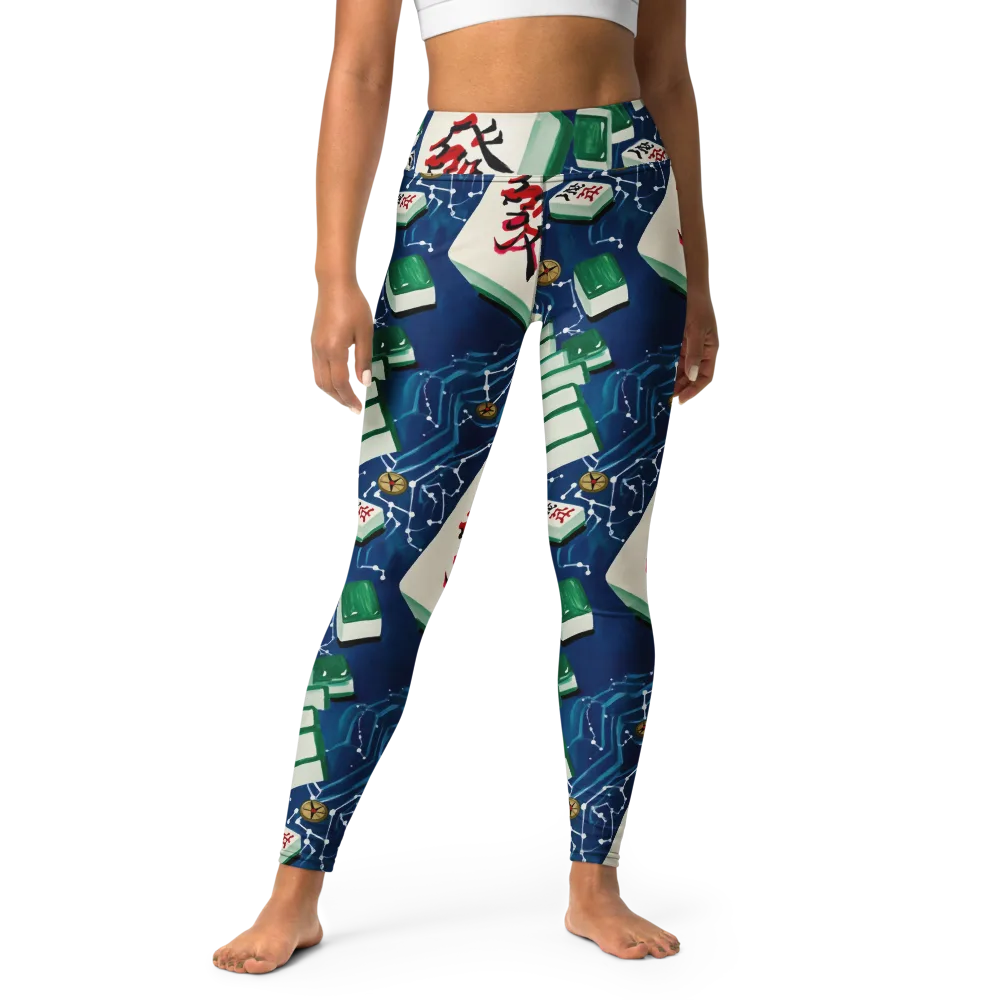 Compass Almanac on Yoga Leggings — Front