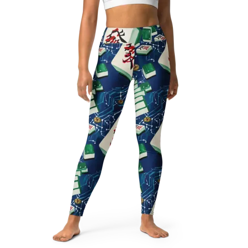 Compass Almanac on a Yoga Leggings