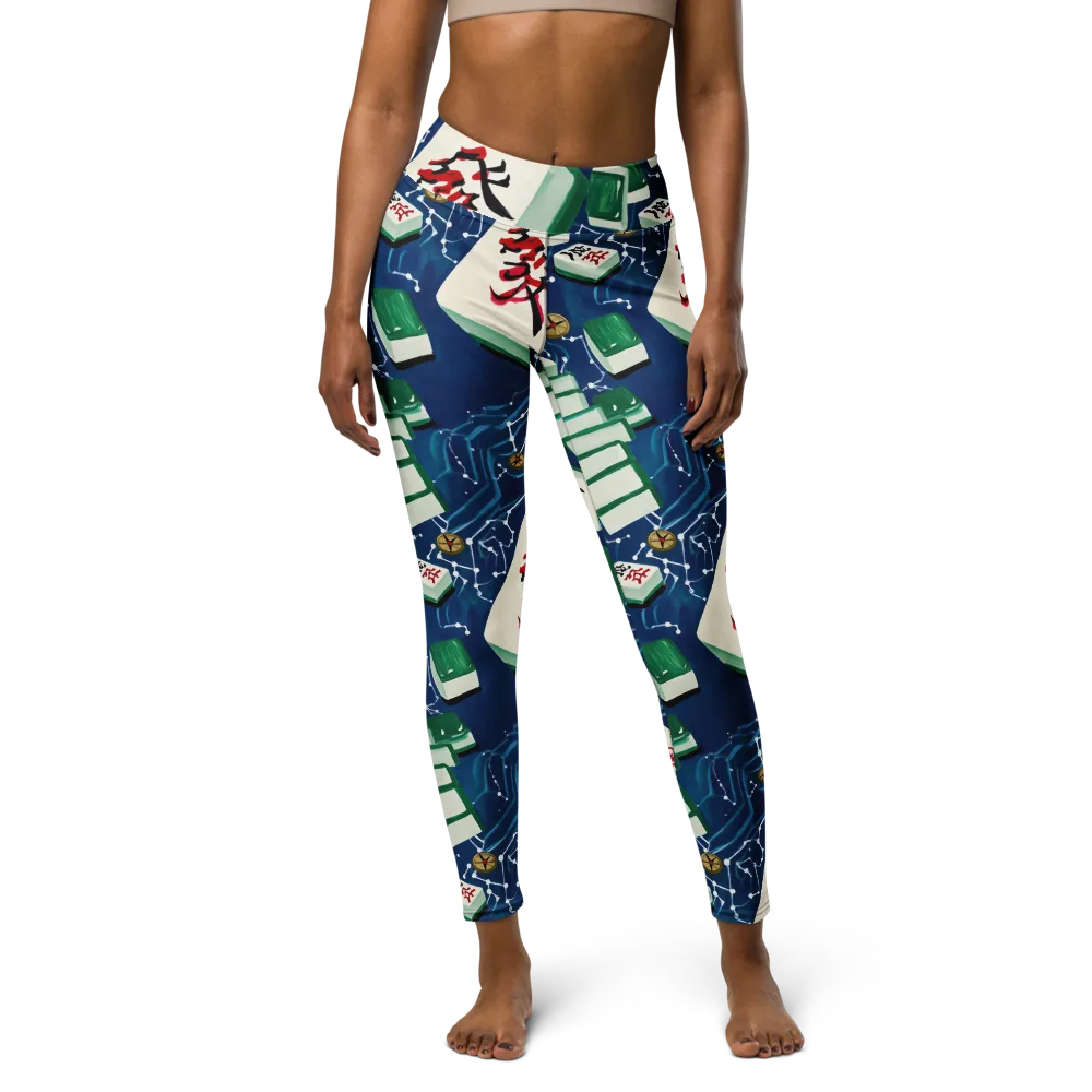 Compass Almanac on Yoga Leggings — Front