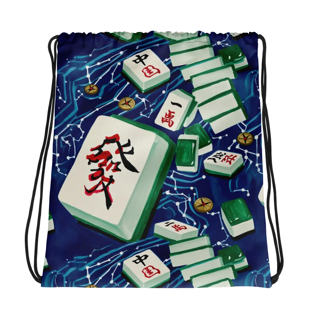 Compass Almanac on Drawstring Bag — Photo