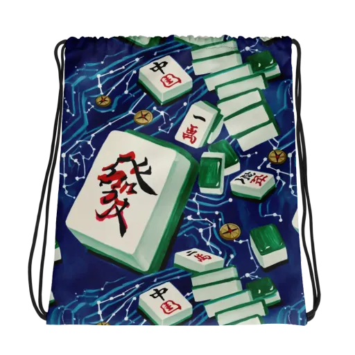 Compass Almanac on a Drawstring Bag