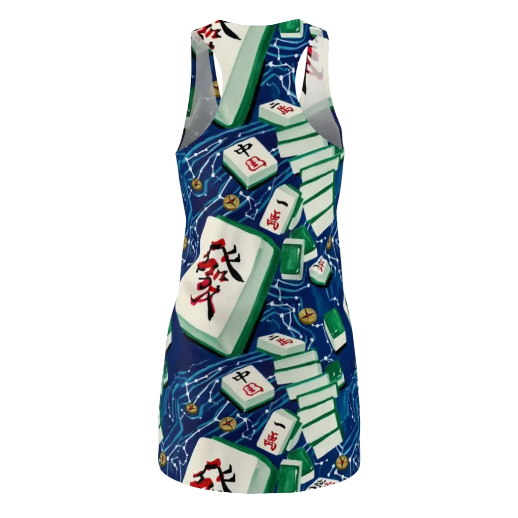 Compass Almanac on Racerback Dress — Back