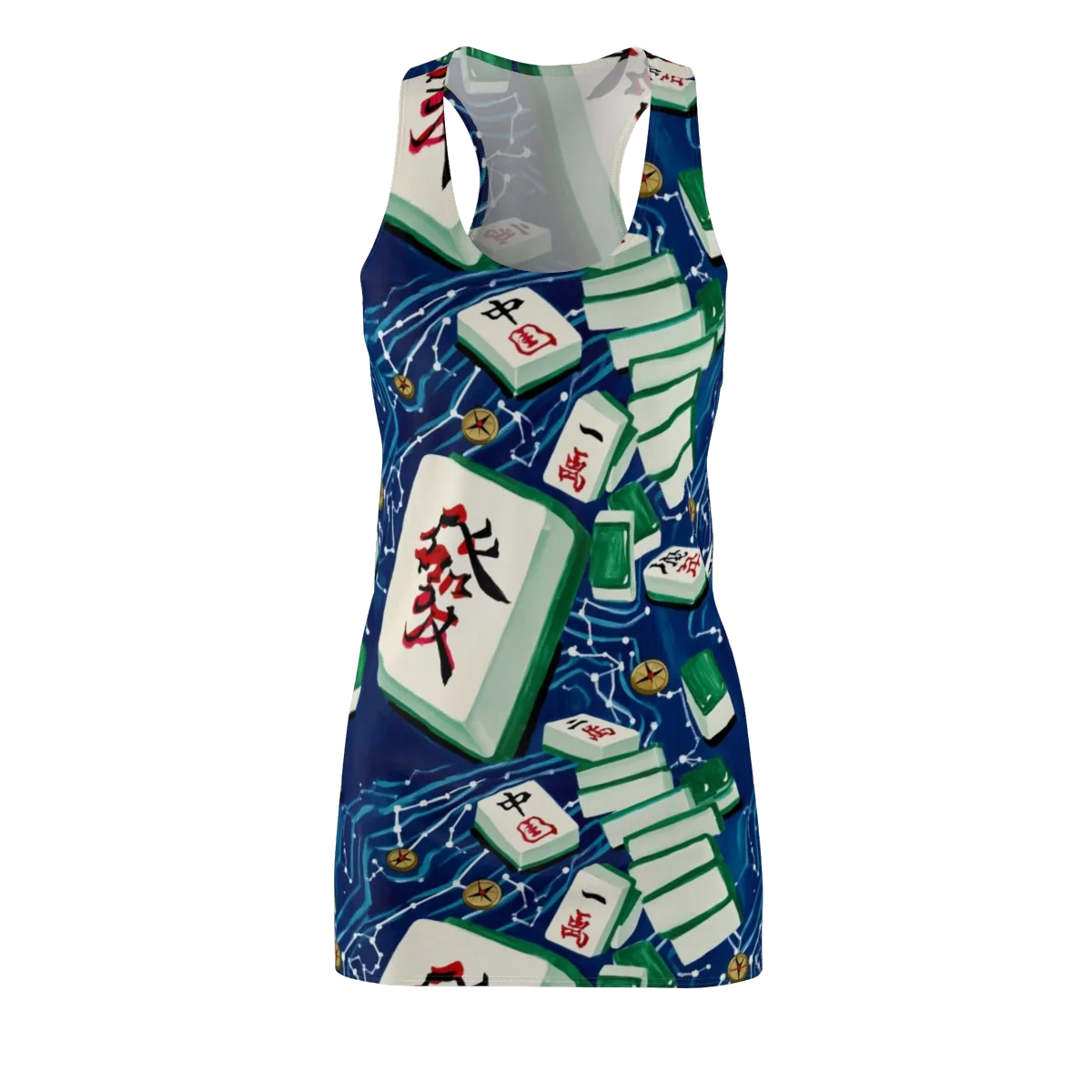 Compass Almanac on Racerback Dress — Front