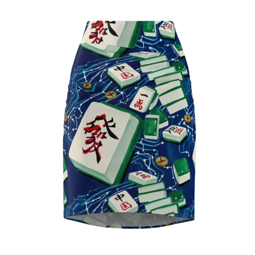 Compass Almanac on a Pencil Skirt