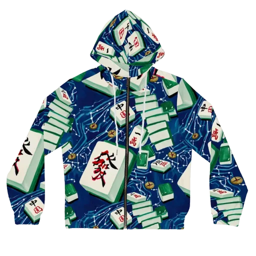 Compass Almanac on a Women's Full-Zip Hoodie
