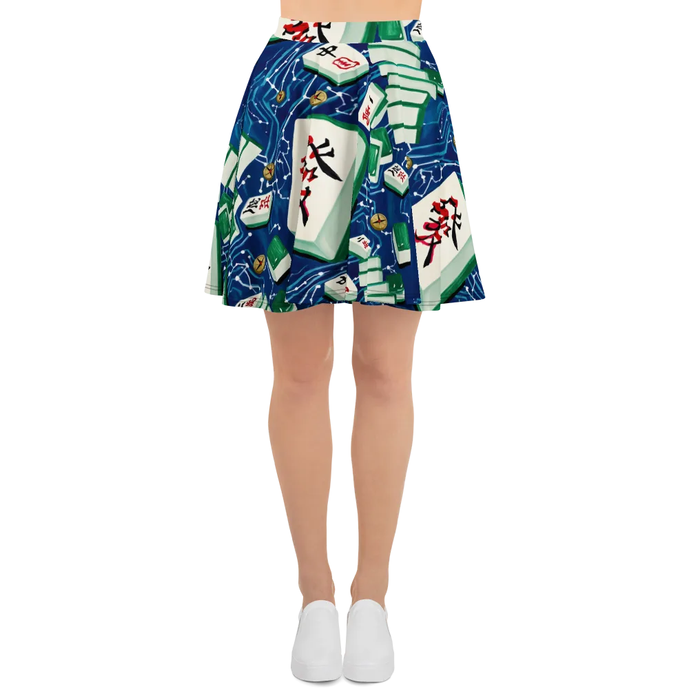 Compass Almanac on Skater Skirt — Front
