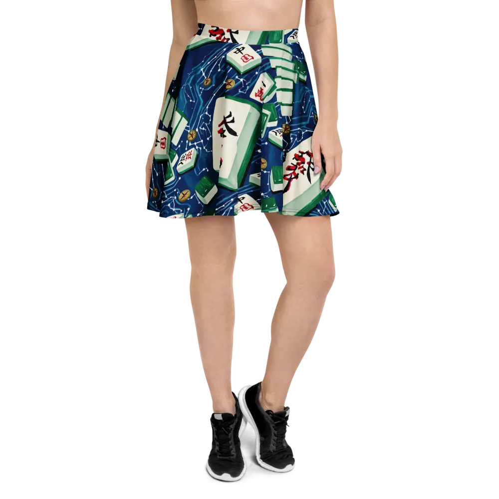 Compass Almanac on Skater Skirt — Front