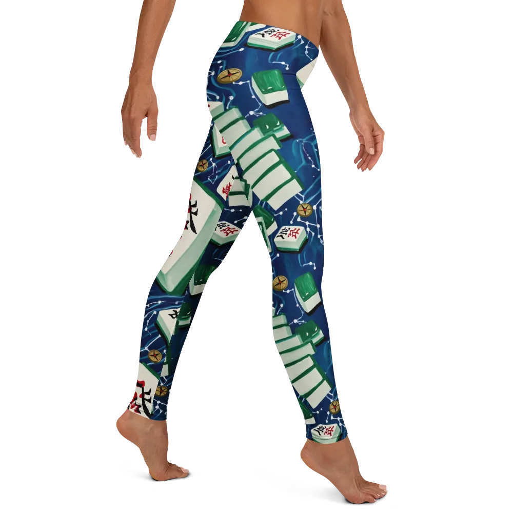Compass Almanac on Leggings — Right