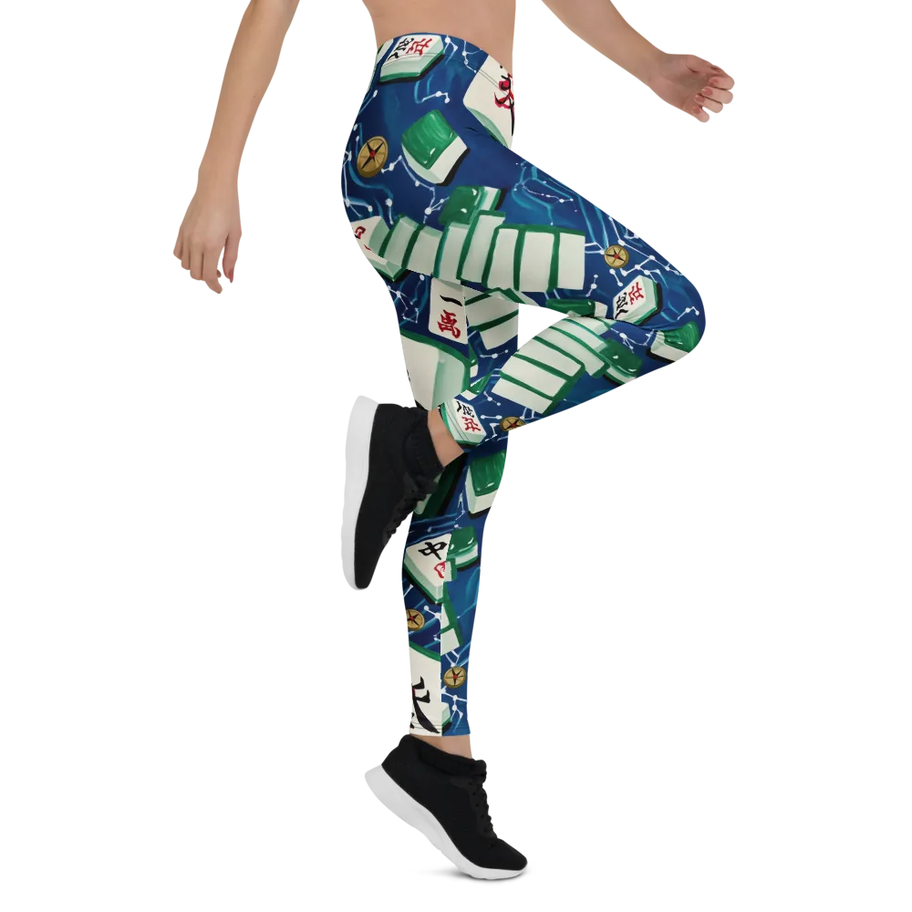 Compass Almanac on Leggings — Right