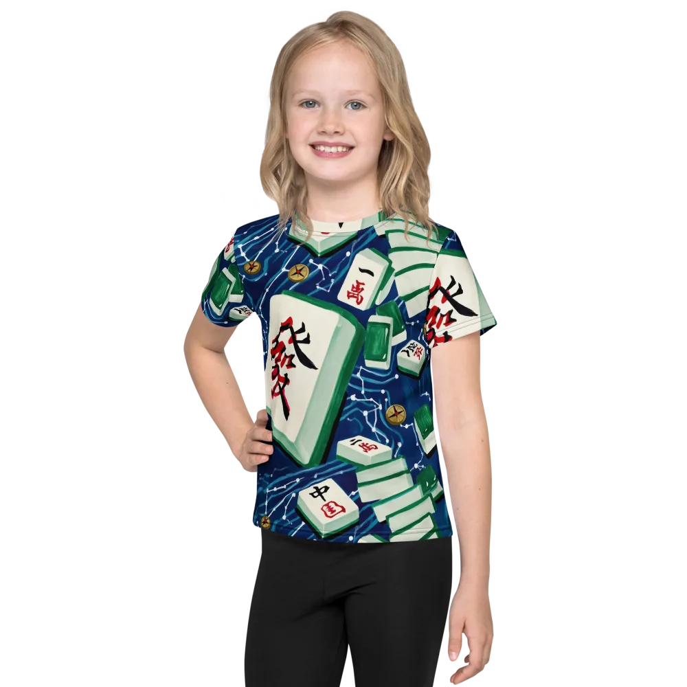 Compass Almanac on Kids Crew Neck T-Shirt — Front
