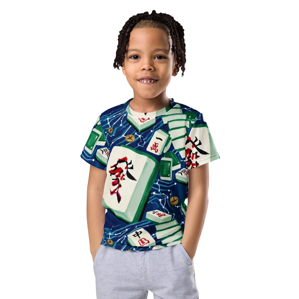 Compass Almanac on Kids Crew Neck T-Shirt — Front