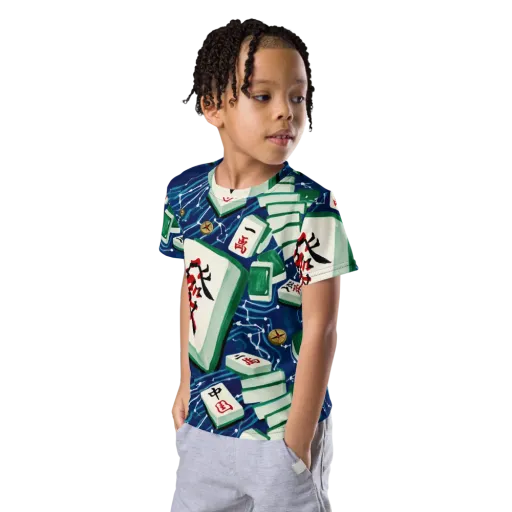 Compass Almanac on a Kids Crew Neck T-Shirt
