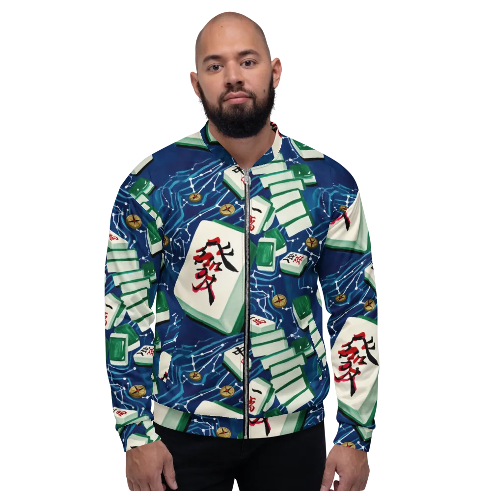 Compass Almanac on Bomber Jacket — Front