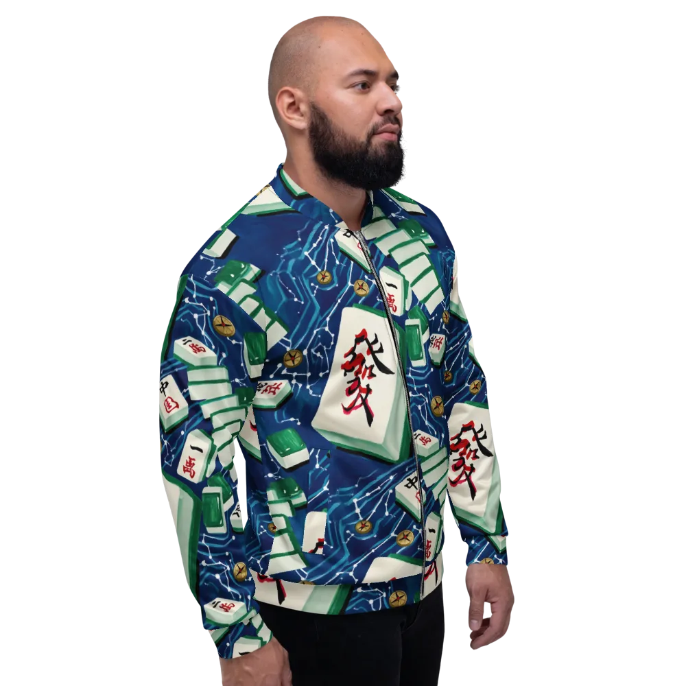 Compass Almanac on Bomber Jacket — Right