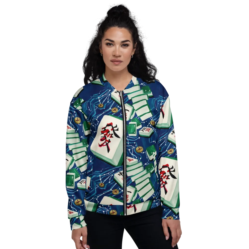 Compass Almanac on Bomber Jacket — Front