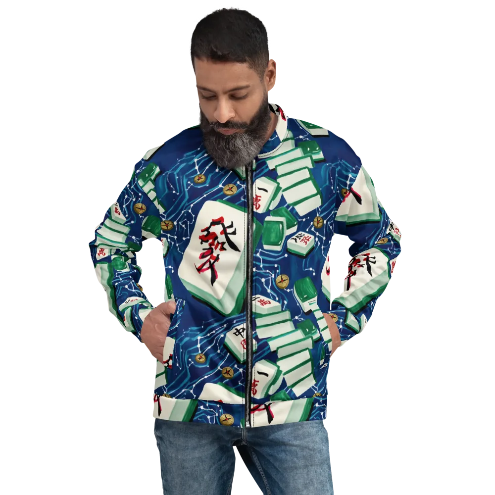 Compass Almanac on Bomber Jacket — Front
