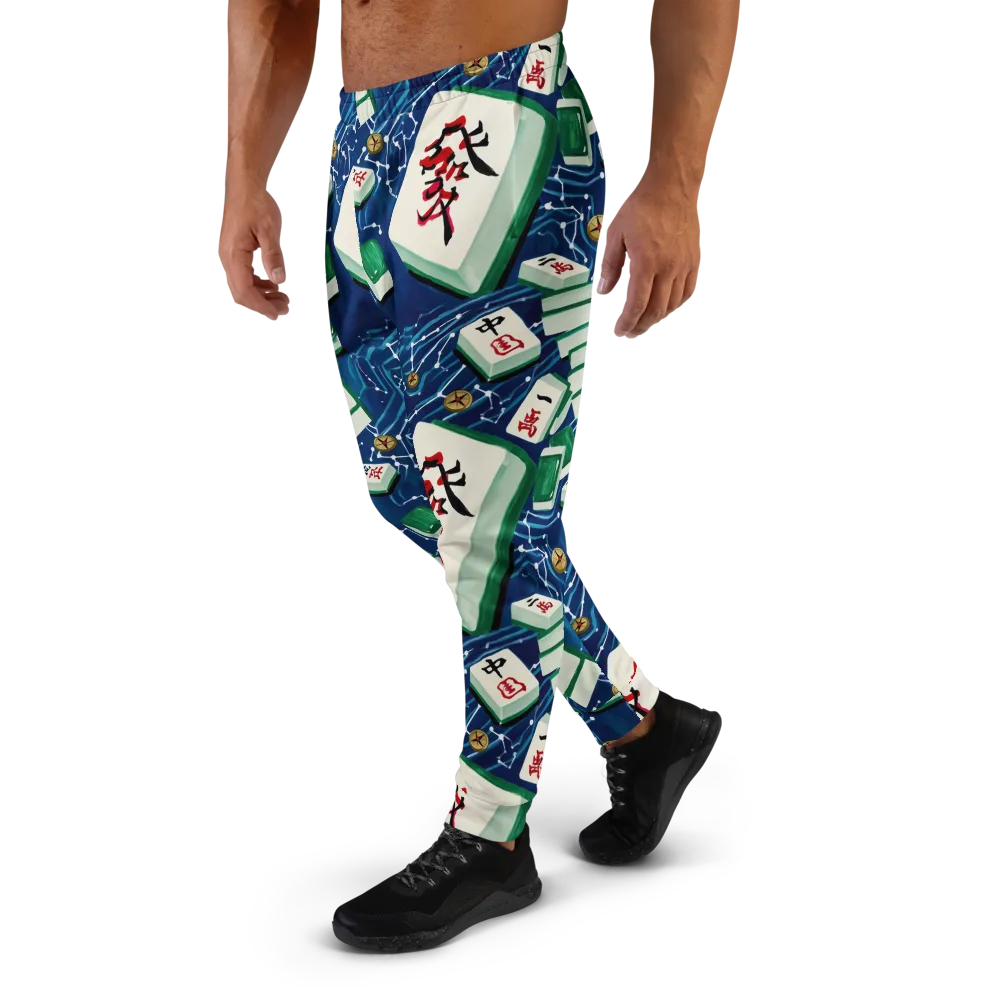 Compass Almanac on Men's Joggers — Left