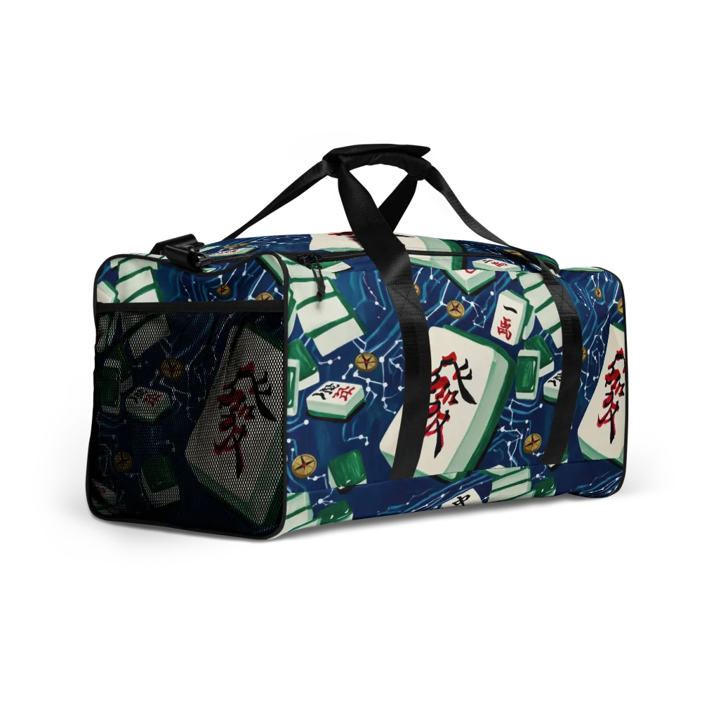 Compass Almanac on Duffle Bag — Right Front
