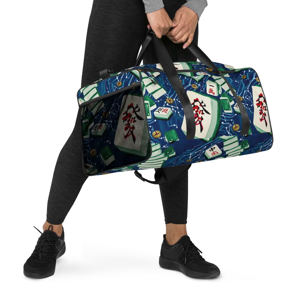 Compass Almanac on Duffle Bag — Right Front
