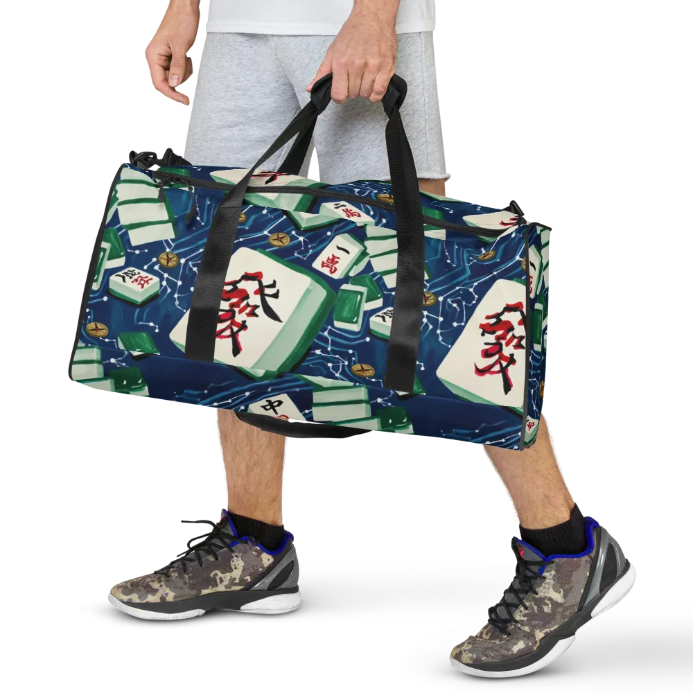 Compass Almanac on Duffle Bag — Front