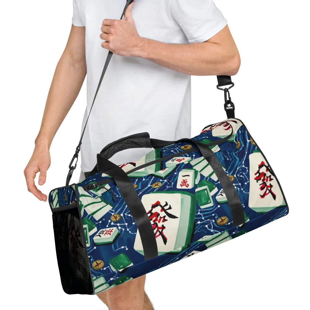Compass Almanac on Duffle Bag — Right Front