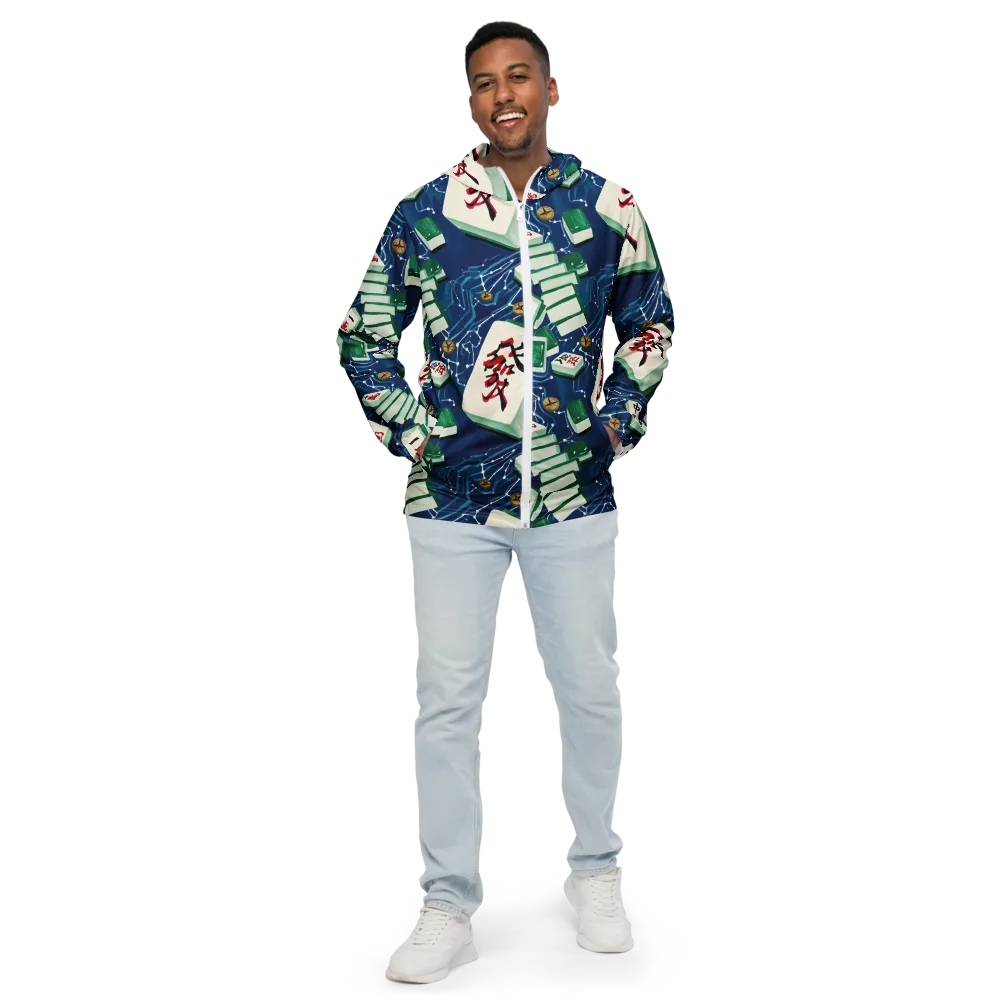 Compass Almanac on Men's Windbreaker — Front