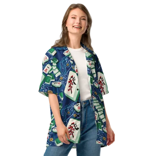 Compass Almanac on a Button Shirt